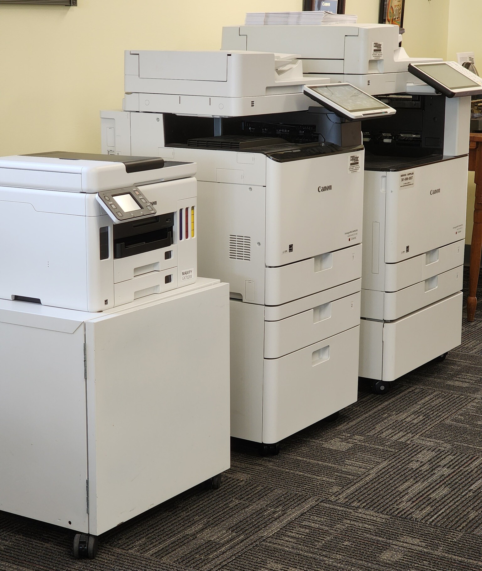 Office Equipment Showroom in Frederick MD